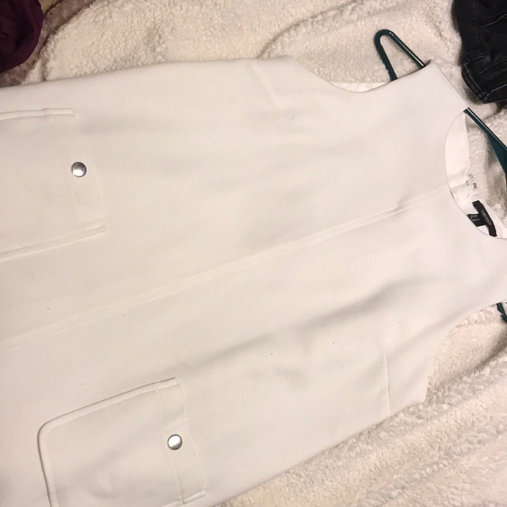 Simple white dress